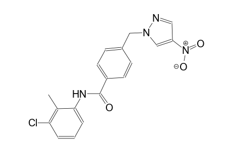 N-(3-chloro-2-methylphenyl)-4-[(4-nitro-1H-pyrazol-1-yl)methyl]benzamide