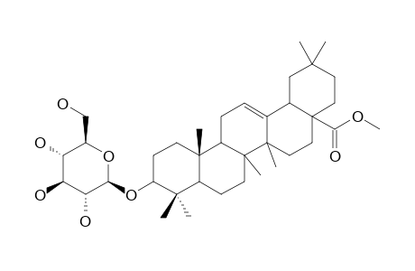 3-O-BETA-D-GLUCOPYRANOSYLOLEANOLIC_ACID_METHYLESTER;ANDROSEPTOSIDE_A