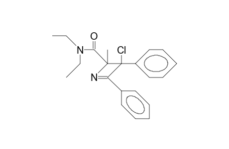 N,N-Dimethyl-3-chloro-2,3-dihydro-2-methyl-3,4-diphenyl-2-acetcarboxamide