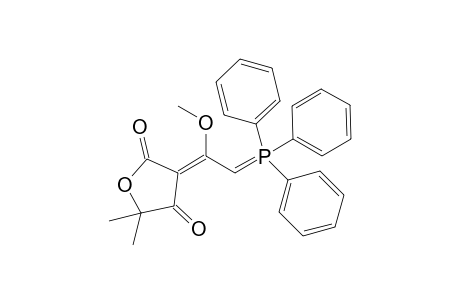 3-[1-Methoxy-2-(triphenylphosphoranylidene)ethen-1-yl]-5,5-dimethyldihydrofuran-2,4-dione