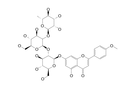 ACACETIN-7-O-(2'''-O-RHAMNOSYL-2''-O-GLUCOSYL)-GLUCOSIDE