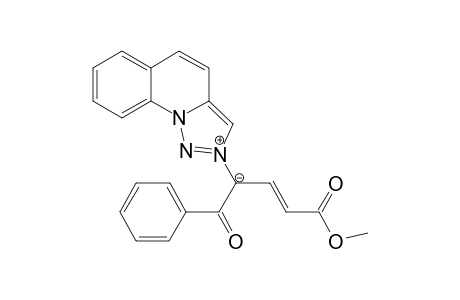 2-Benzoyl-(E)-2-methoxycarbonylvinylmethyl-[1,2,3]triazolo[1,5-a]quinolinium ylide