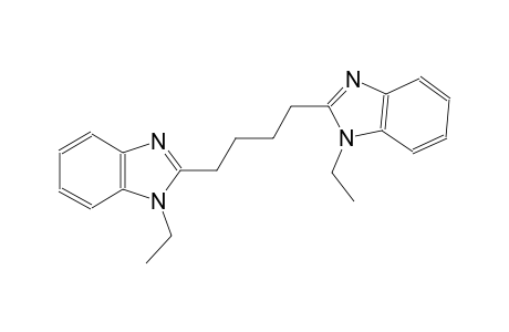 1H-benzimidazole, 1-ethyl-2-[4-(1-ethyl-1H-benzimidazol-2-yl)butyl]-