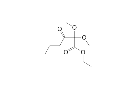 2,2-Dimethoxy-3-oxohexanoic acid ethyl ester