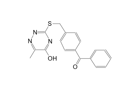 methanone, [4-[[(5-hydroxy-6-methyl-1,2,4-triazin-3-yl)thio]methyl]phenyl]phenyl-