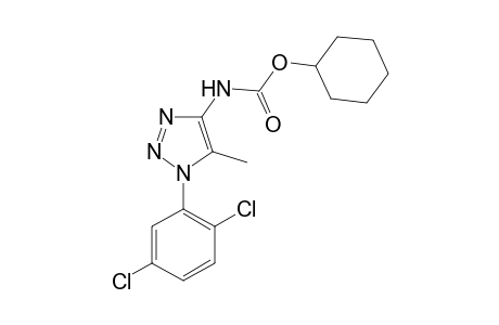 cyclohexyl 1-(2,5-dichlorophenyl)-5-methyl-1H-1,2,3-triazol-4-ylcarbamate