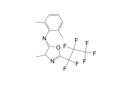 Benzenamine, N-[2-(heptafluoropropyl)-4-methyl-5(4H)-oxazolylidene]-2,6-dimethyl-