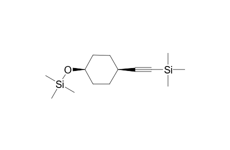 Trimethyl((cis-4-((trimethylsilyl)ethynyl)cyclohexyl)oxy)silane
