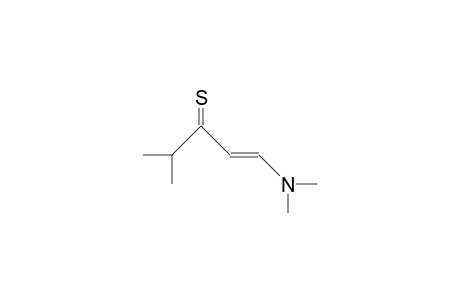 1-Dimethylamino-4-methyl-1-pentene-3-thione