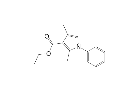 2,4-Dimethyl-1-phenyl-3-pyrrolecarboxylic acid ethyl ester