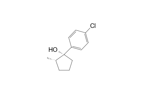 (1R,2S)-1-(4-chlorophenyl)-2-methyl-1-cyclopentanol