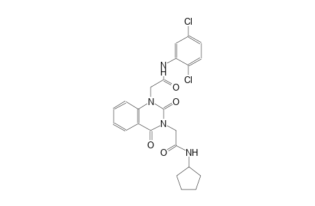 3-(3-cyclopentyl-2-oxopropyl)-1-[3-(2,5-dichlorophenyl)-2-oxopropyl]-1,2,3,4-tetrahydroquinazoline-2,4-dione