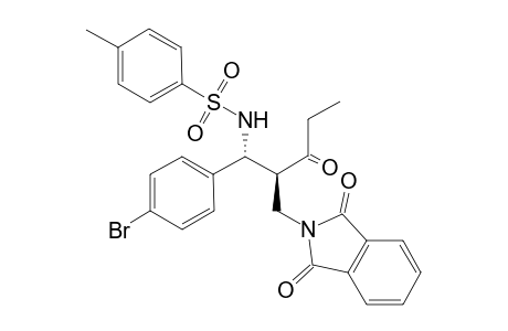 Threo-N-(1-(4-bromophenyl)-2-((1,3-dioxoisoindolin-2-yl)methyl)-3-oxopentyl)-4-methylbenzenesulfonamide