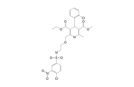3-ETHYL-5-METHYL-2-[[2-(4-CHLORO-3-NITROPHENYLSULFONAMIDO)-ETHOXY]-METHYL]-4-(2-CHLOROPHENYL)-1,4-DIHYDROPYRIDINE-3,5-DICARBOXYLATE