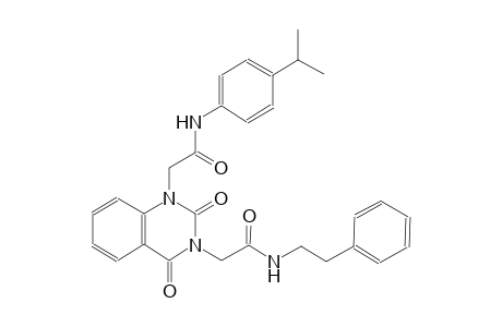 1,3-quinazolinediacetamide, 1,2,3,4-tetrahydro-N~1~-[4-(1-methylethyl)phenyl]-2,4-dioxo-N~3~-(2-phenylethyl)-