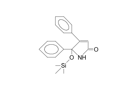 1,5-Dihydro-4,5-diphenyl-5-trimethylsilyloxy-2H-pyrrol-2-one
