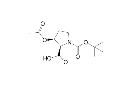 (2R,3S)-3-acetoxy-1-tert-butoxycarbonyl-proline