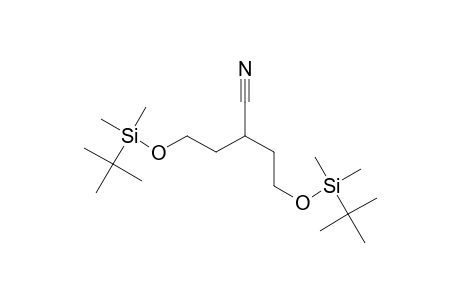 Butanenitrile, 4-[[(1,1-dimethylethyl)dimethylsilyl]oxy]-2-[2-[[(1,1-dimethylethyl)dimethylsilyl]oxy]ethyl]-