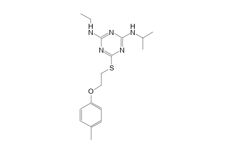N~2~-ethyl-N~4~-isopropyl-6-{[2-(4-methylphenoxy)ethyl]sulfanyl}-1,3,5-triazine-2,4-diamine