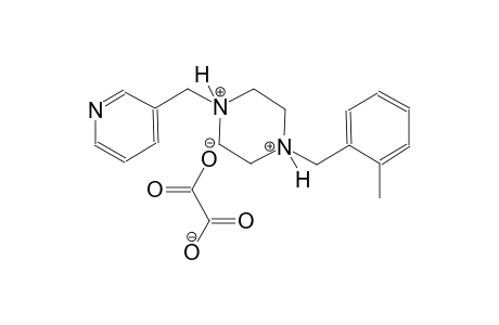1-(2-methylbenzyl)-4-(3-pyridinylmethyl)piperazinediium oxalate