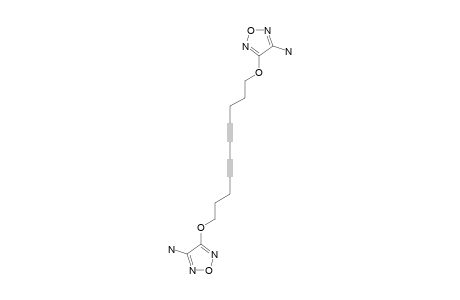 1,10-BIS-(4-AMINO-1,2,5-OXADIAZOL-3-YLOXY)-4,6-DECADIYNE