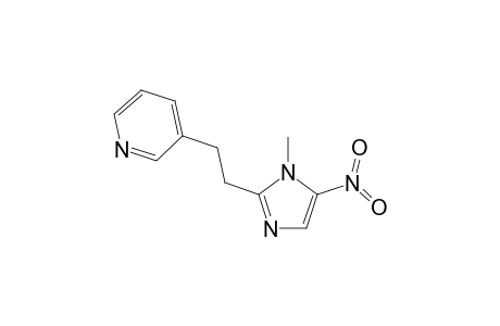 3-[2-(1-methyl-5-nitro-2-imidazolyl)ethyl]pyridine