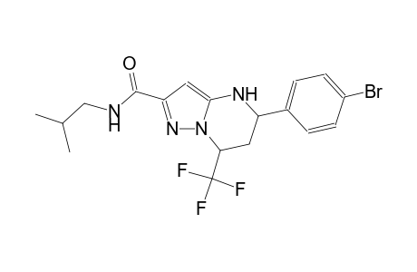 5-(4-bromophenyl)-N-isobutyl-7-(trifluoromethyl)-4,5,6,7-tetrahydropyrazolo[1,5-a]pyrimidine-2-carboxamide