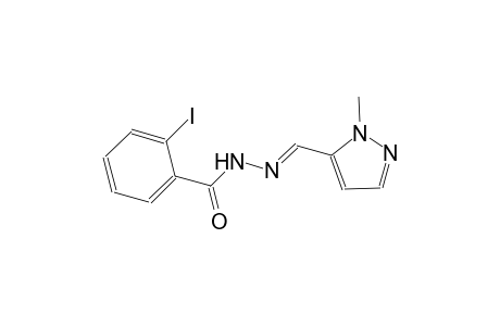 2-iodo-N'-[(E)-(1-methyl-1H-pyrazol-5-yl)methylidene]benzohydrazide
