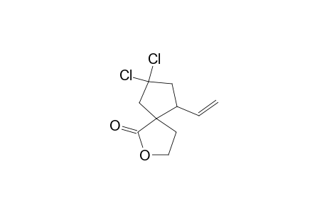 8,8-Dichloro-c-6-ethenyl-2-oxaspiro[4.4]nonan-1-one