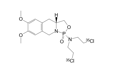 (1R,3aR)-N,N-bis(2-(35Cl)chloranylethyl)-6,7-dimethoxy-1-oxo-3,3a,4,9-tetrahydro-[1,3,2]oxazaphospholo[3,4-b]isoquinolin-1-amine