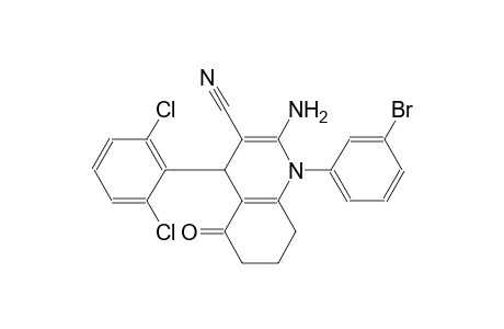 2-amino-1-(3-bromophenyl)-4-(2,6-dichlorophenyl)-5-oxo-1,4,5,6,7,8-hexahydro-3-quinolinecarbonitrile
