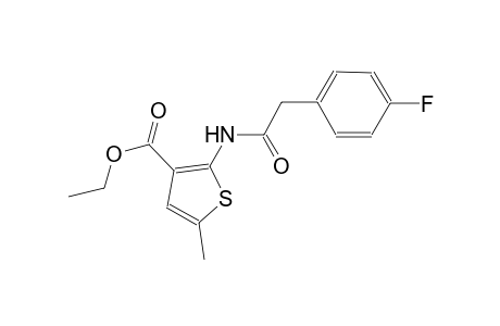 ethyl 2-{[(4-fluorophenyl)acetyl]amino}-5-methyl-3-thiophenecarboxylate