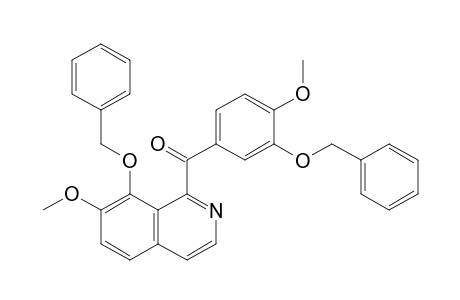 (7-methoxy-8-phenylmethoxy-1-isoquinolinyl)-(4-methoxy-3-phenylmethoxyphenyl)methanone