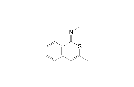 Methyl(3-methylisothiochromen-1-ylidene)amine