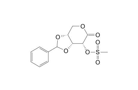3,4-O-Benzylidene-2-O-methanesulphonyl-1,5-D-ribonolactone