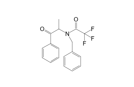 1-Phenyl-2-benzylaminopropane-1-one TFA