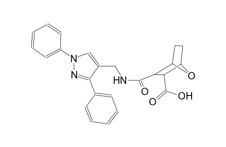 3-({[(1,3-diphenyl-1H-pyrazol-4-yl)methyl]amino}carbonyl)-7-oxabicyclo[2.2.1]heptane-2-carboxylic acid
