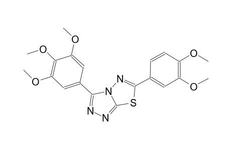6-(3,4-dimethoxyphenyl)-3-(3,4,5-trimethoxyphenyl)[1,2,4]triazolo[3,4-b][1,3,4]thiadiazole