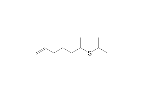 6-(thioisopropoxy)-1-heptene