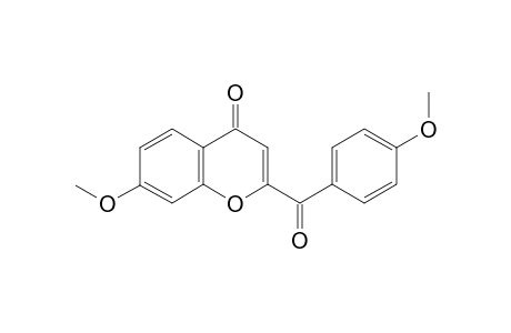 7-Methoxy-2-(4-methoxybenzoyl)-1-benzopyran-4-one