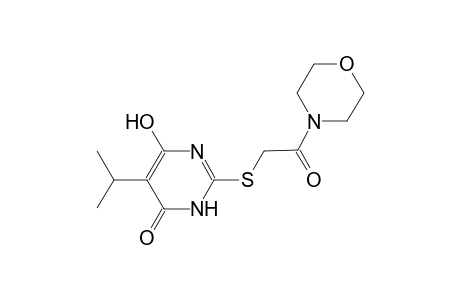 4(3H)-pyrimidinone, 6-hydroxy-5-(1-methylethyl)-2-[[2-(4-morpholinyl)-2-oxoethyl]thio]-