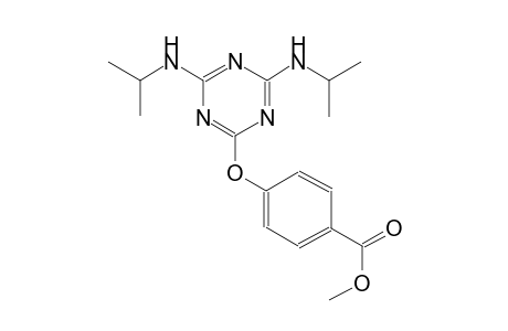 benzoic acid, 4-[[4,6-bis[(1-methylethyl)amino]-1,3,5-triazin-2-yl]oxy]-, methyl ester
