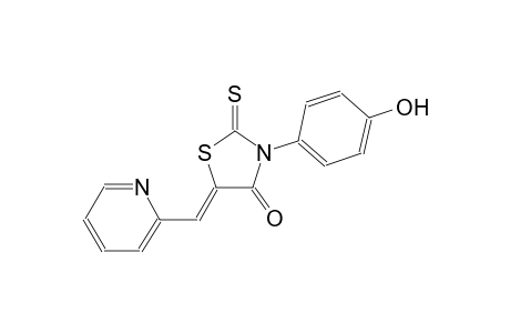 (5Z)-3-(4-hydroxyphenyl)-5-(2-pyridinylmethylene)-2-thioxo-1,3-thiazolidin-4-one