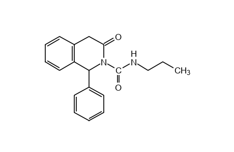3,4-dihydro-3-oxo-1-phenyl-N-propyl-2(1H)-isoquinolinecarboxamide