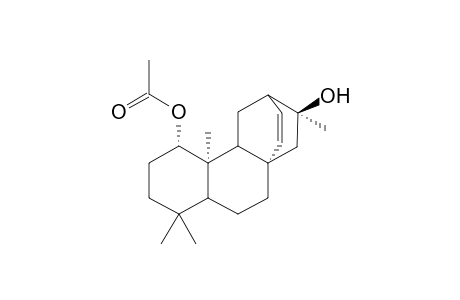 (ent)-1.beta.-Acetoxy-16.alpha.-hydroxyatis-13-ene