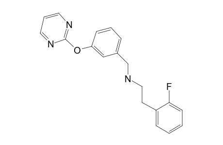 [2-(2-Fluorophenyl)ethyl]({[3-(pyrimidin-2-yloxy)phenyl]methyl})amine