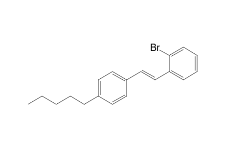 (E)-2-Bromo-4'-n-pentylstilbene