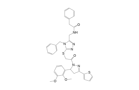 benzeneacetamide, N-[[5-[[2-[5-(2,3-dimethoxyphenyl)-4,5-dihydro-3-(2-thienyl)-1H-pyrazol-1-yl]-2-oxoethyl]thio]-4-(phenylmethyl)-4H-1,2,4-triazol-3-yl]methyl]-