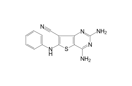 2,4-Diamino-6-anilinothieno[3,2-d]pyrimidine-7-carbonitrile