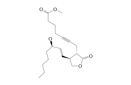 Methyl (8R(*),12R(*),13E,15R(*))-15-hydroxy-9-oxo-10-oxaprost-13-en-5-ynoate